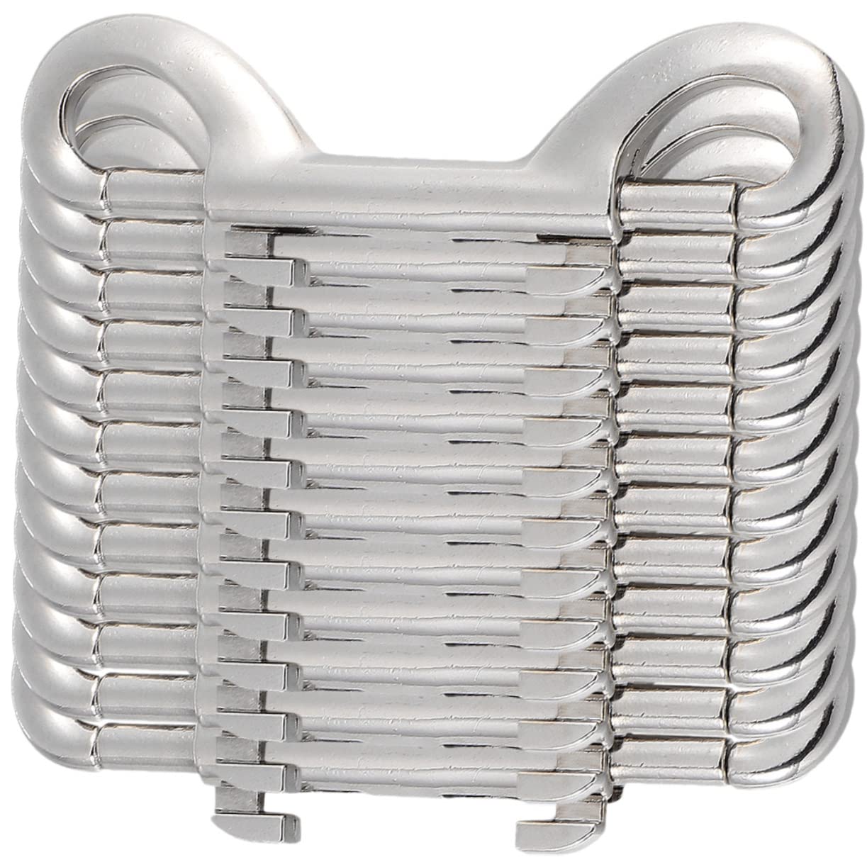 12piezas Ganchos De Mosquetón Para Correas De Perro y Equipaje Clips De Sujeción Resistente Para Actividades Al Aire y Decoración