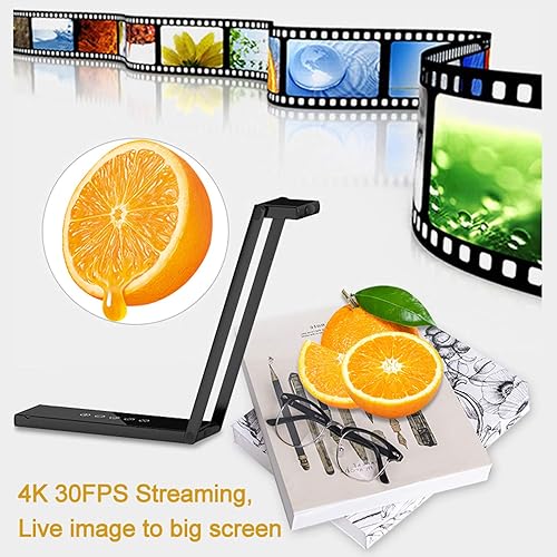 Miniatura 2 de Cámara de documentos 13MP 4K 30FPS 15x Zoom cámara USB compacta portátil Ultra HD para presentaciones visuales profesionales y comunicación - cámara