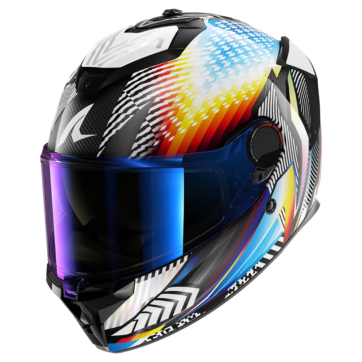 SHARK, Casco Moto Integrale SPARTAN GT PRO CARBON STHYR Carbon White Chrom DWU, M