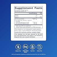 Vista 2 de Pure Encapsulations DHA Ultimate Concentrado de aceite de pescado DHA supercrítico ecológico extraido con CO2 60 cápsulas de cápsulas blandas