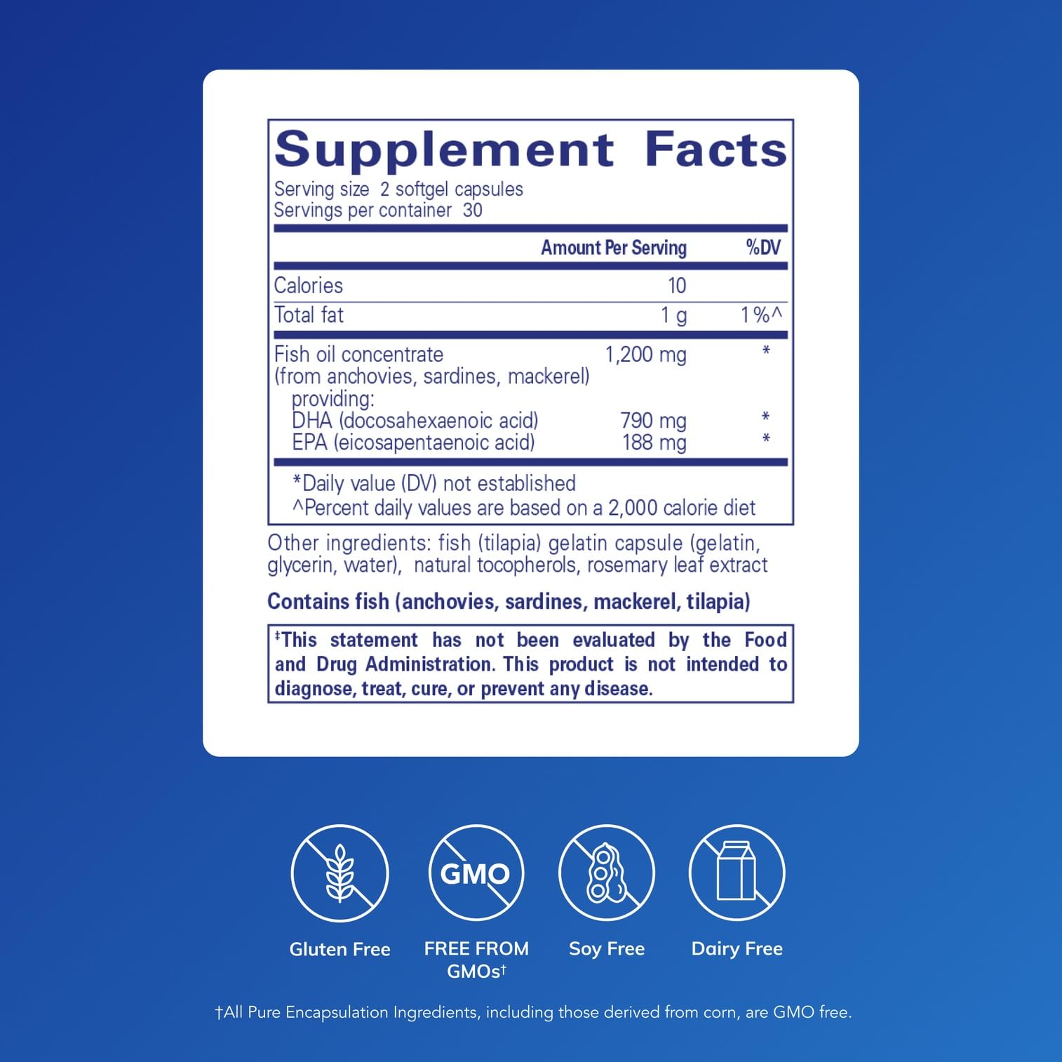 Pure Encapsulations DHA Ultimate, 60 Softgel Capsules — Amazon image 2