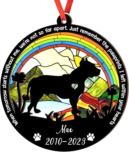 Miniatura 22 de Adorno de atrapasoles de setter irlandés personalizado, adorno de Navidad de Setter irlandés, regalo para perro amante, setter irlandés