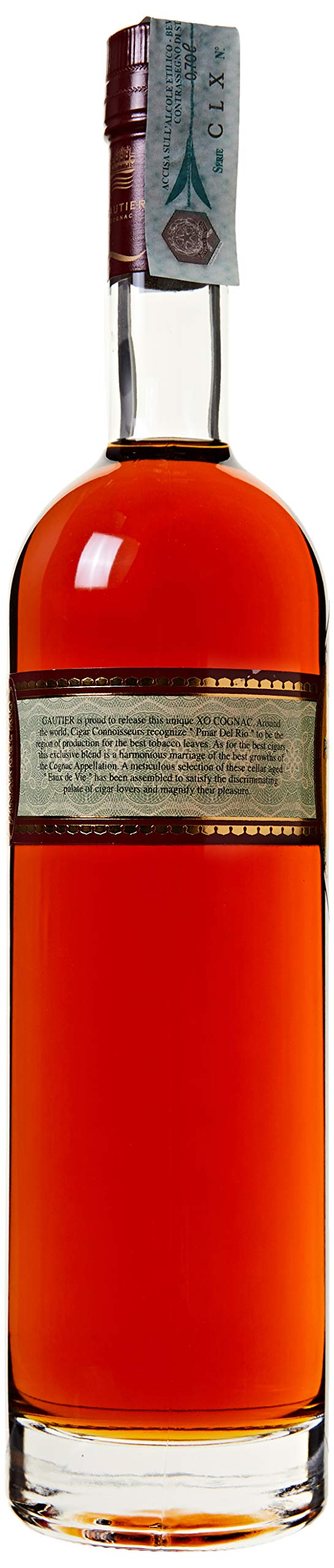 Gautier Cognac XO PINAR DEL RIO Exclusive Cigar Blend 41,2% Vol. 0,7l in Giftbox