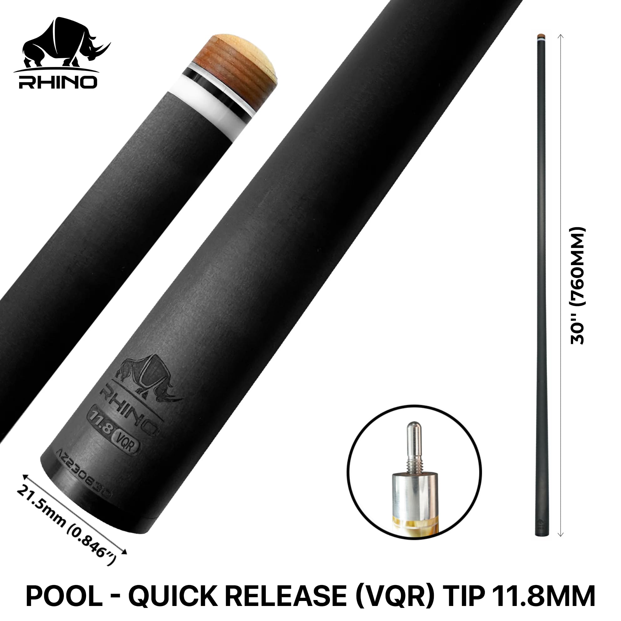 Amazon.co.jp: RHINO - 76.2 cm / クイックリリース(VQR)カーボン