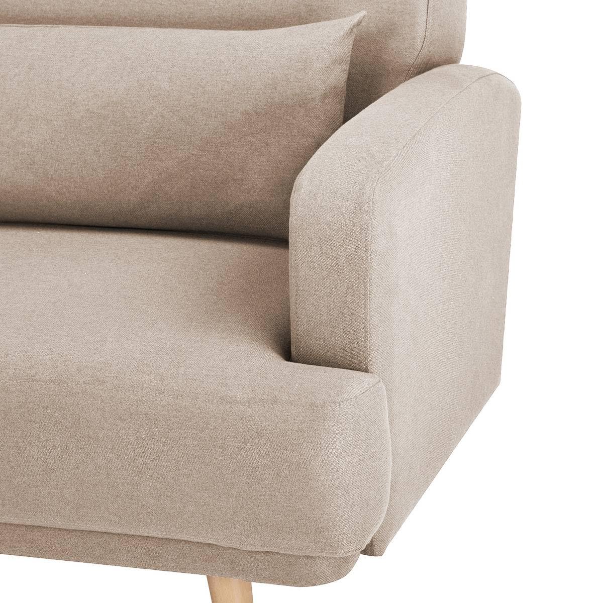 Atmosphera - Canapé Convertible Jack 3 Places Beige
