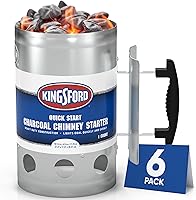 Vista 7 de Kingsford Iniciador de lujo para chimenea de carbón de alta resistencia Iniciador de chimenea para parrilla de carbón y barbacoas, compacto, fácil