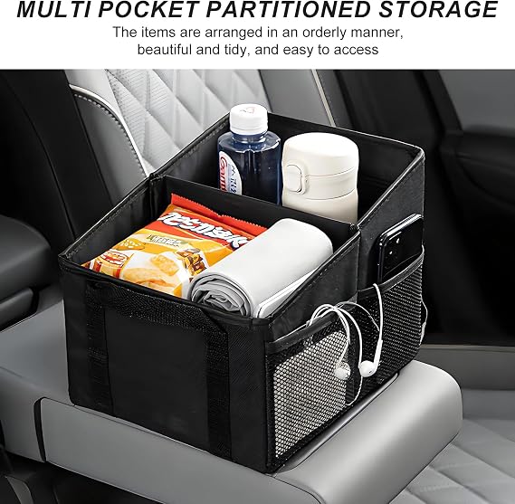 Car Organiser,Car Seat Organizer,Front And Rear Seat Storage Compartment.Fits Toys,Snacks,Cups,Books And Tissues,Keeps Your Cars Neat Clutter Free.