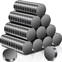 100 Stück Magnete für Magnettafel, 18 x 5mm Schwarz Kleine Ferrit Magnete Stark, Magnet für Whiteboard, Kühlschrank Magnet rund Kühlschrankmagnete Kühlschrank Magneten