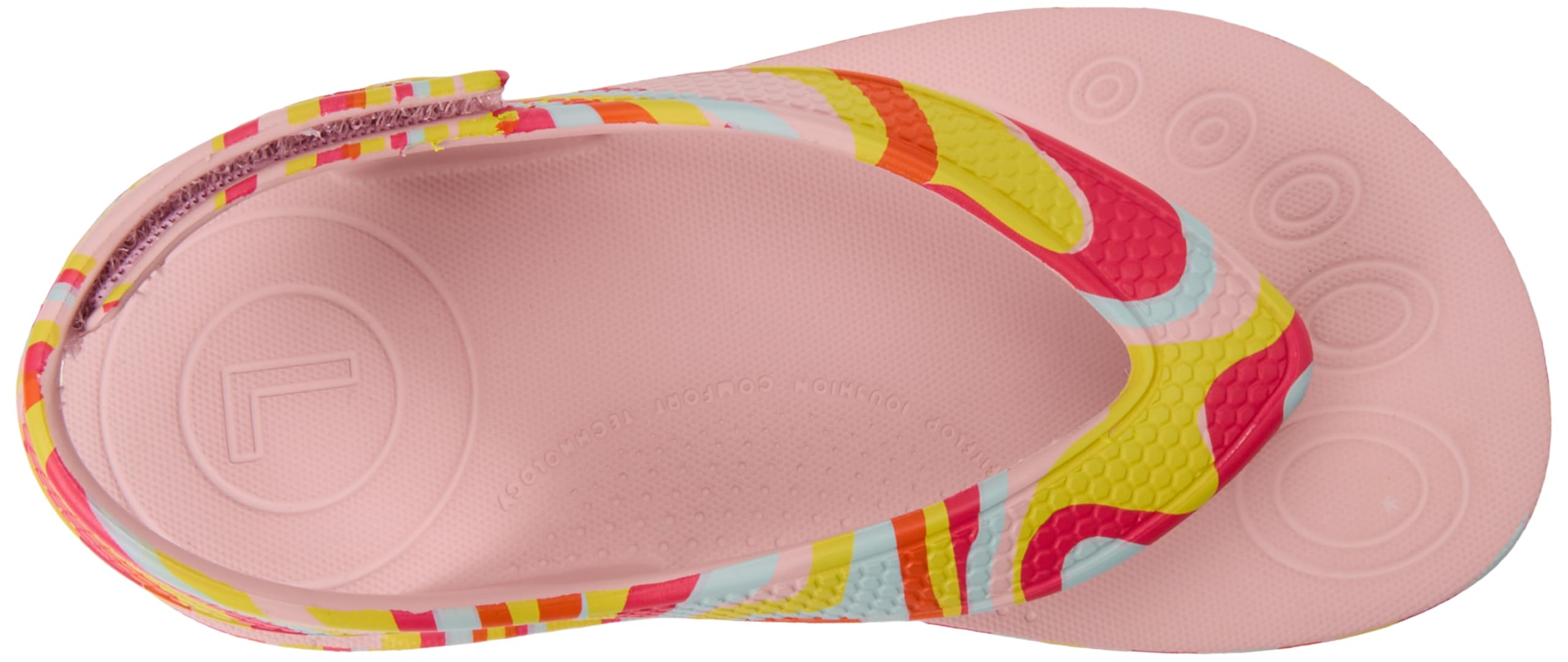 Fitflop Iqushion Kids Toddler Swirly Ergonomic Flip-Flops, Sandali Unisex-Bambini e Ragazzi