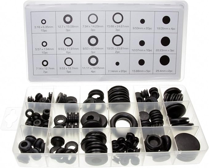 Ampia Gamma Di Usi 125 Pezzi Occhielli In Gomma In Diverse - Foto 2