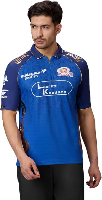 Skechers Mumbai Indians 2026 Men Official IPL Jersey-TP0296ID-RNVL