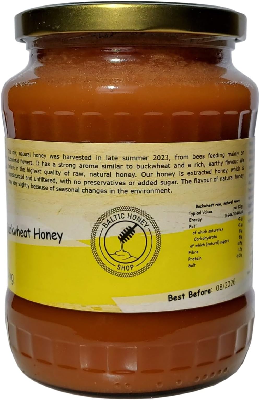 Pure Raw Honey 1 kg (Buckwheat)