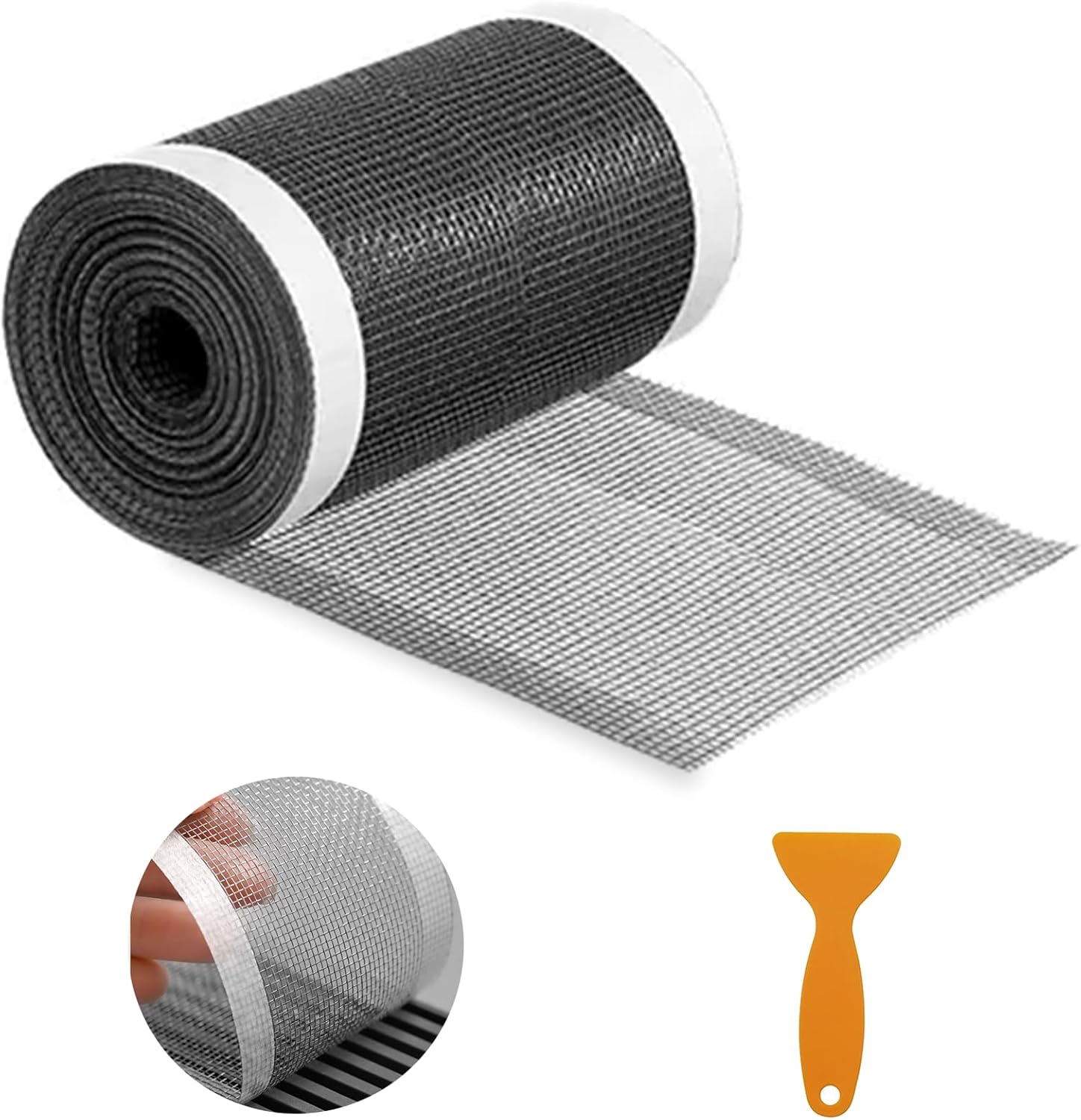Disposable Hair Catcher Shower Drain Mesh Stickers, Cutable Shower