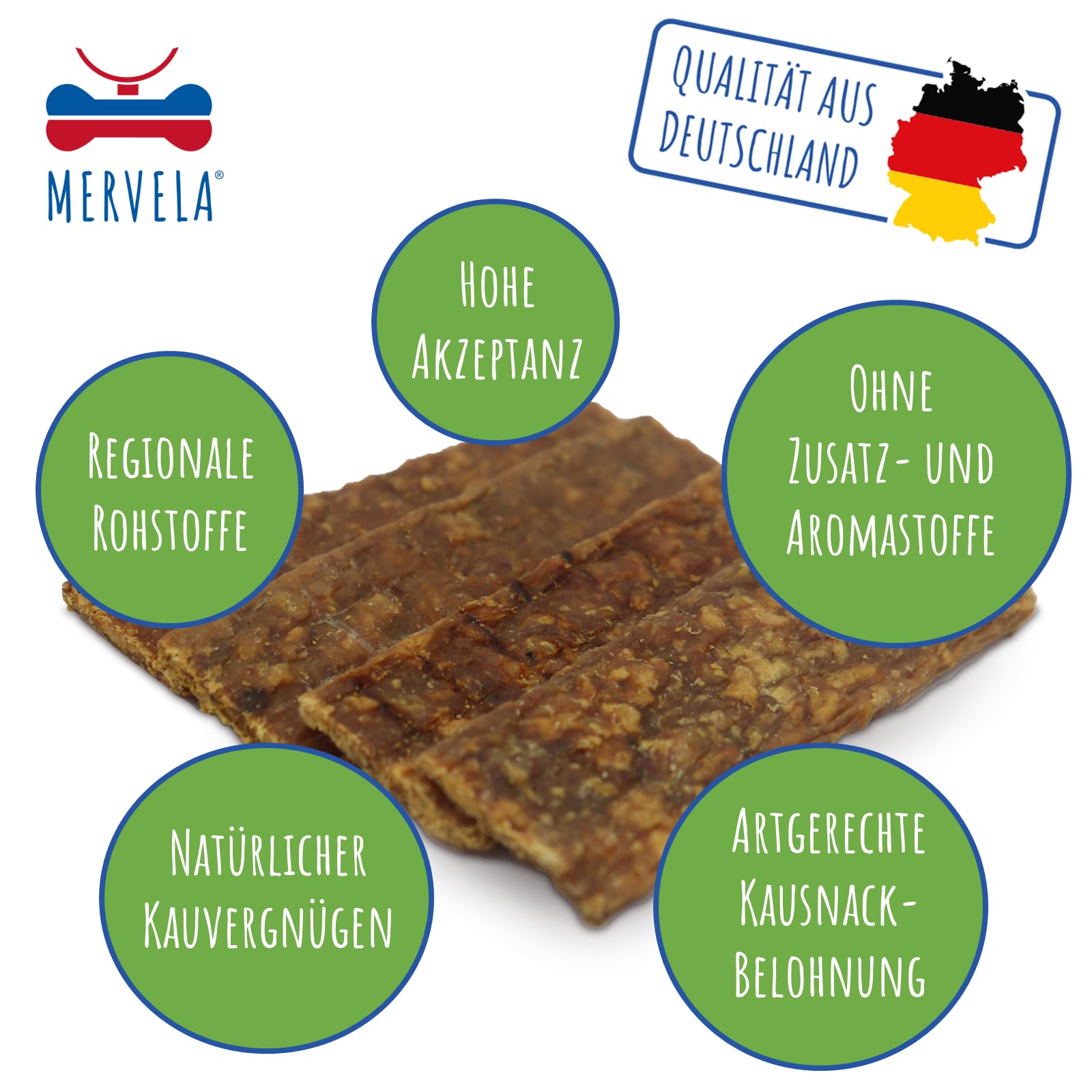 Anatra striscia di carne | 1.000 grammi [qualità dalla Germania] per cani sensibili | ricompensa | spuntino da allenamento | senza cereali | spuntino per cani