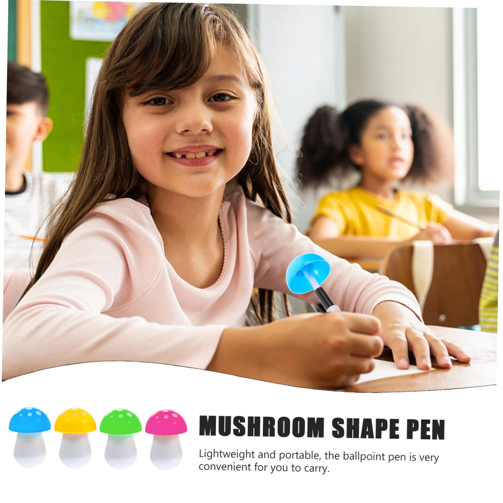 Tofficu 3 Set Penna A Sfera A Fungo Bomboniera A Forma Di Fungo Penne A Punta Fine Evidenziatore Penna Gel Penne Multifunzione A Comode Mini Plastica 30 Pezzi * 3