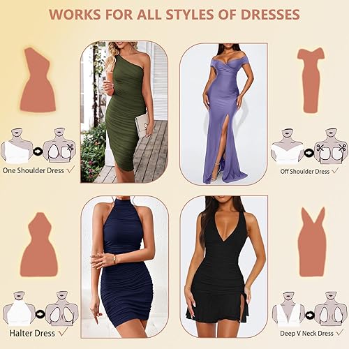 Miniatura 5 de Sujetador adhesivo adhesivo de levantamiento de senos invisible para copa A-E pecho grande