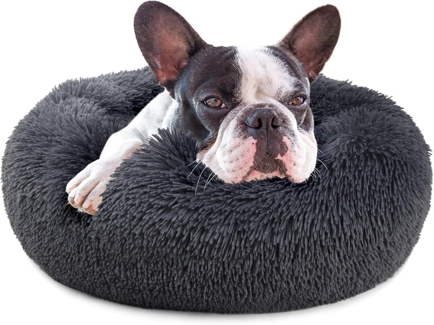 nononfish Soft Orthopedic Dog Bed for Oversized Dogs, Elderly Dogs Or Arthritic Dogs Anti-Anxiety Bed Calm and Fluffy Fit Great Dane Round 48 Inch Anti-Slip Dog Bed Material Safety : Pet Supplies