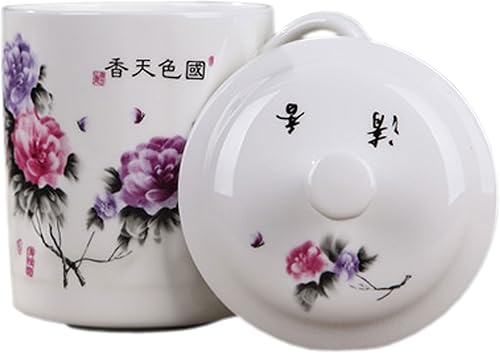Miniatura 2 de BandTie Conveniente Viaje Oficina en casa Gongfu chino Sistema de preparación de té y café de hojas sueltas - Taza de café de porcelana de huesotaza