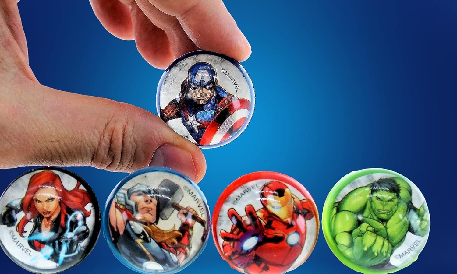 JA-RU Marvel Spiderman Bouncy Balls Superballs Super Hi Bounce 1.2" Fidget Balls Small Toys for Kids Prize Premium Giveaways Gift Toy Birthday Supplies A-6805-1 : Toys & Games