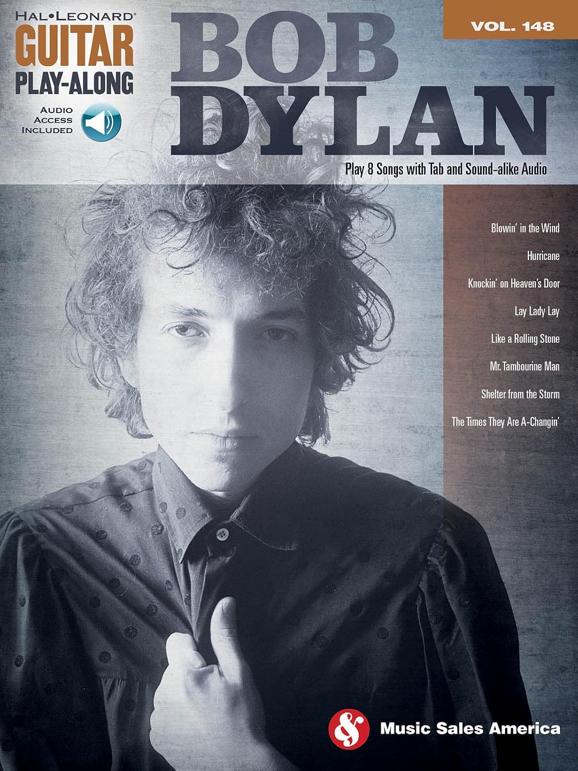 Bob Dylan Guitar Play-Along Volume 148 Book/Online Audio (Hal-Leonard Guitar Play-Along, 148)
