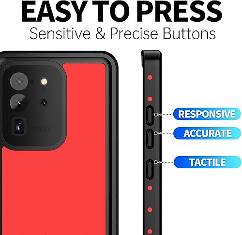 Miniatura 6 de BEASTEK Funda impermeable para Samsung Galaxy S20 Ultra NRE Series, a prueba de golpes bajo el agua IP68 funda con protector de pantalla incorporado