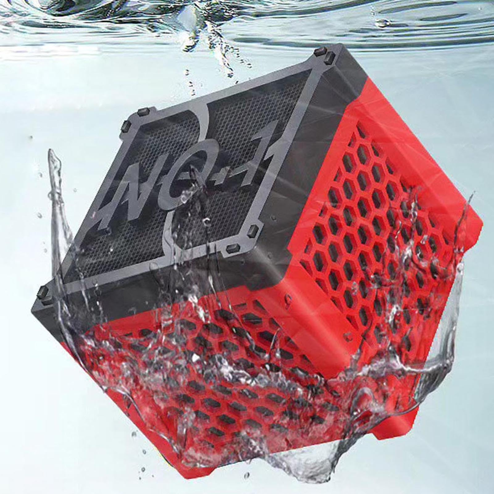 Pure Cube - Filtro de agua para purificador de caballo, acuario ecológico con estructura de panal para acuario, estanques, pecera, purificación (2 unidades, azul)