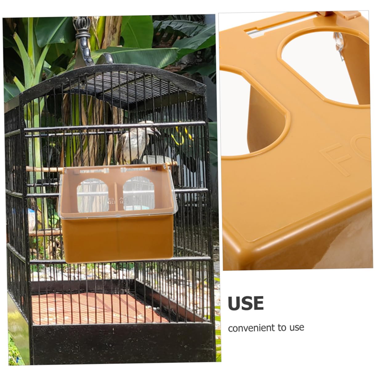 Milisten 8stücke Multifunktionale Vogel Futterstation Für Käfige Hängende Futterbox Für Tauben Wellensittiche Kanarienvögel Und Wachteln Und Installieren Große Kapazität Mit