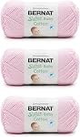 Bernat Softee Fils de pétale de coton pour bébés - 3 Boîte de 120 g/4,25 oz - Mélange - 3 DK (Lumière) - 254 Jarrets - Tricot/Crochet