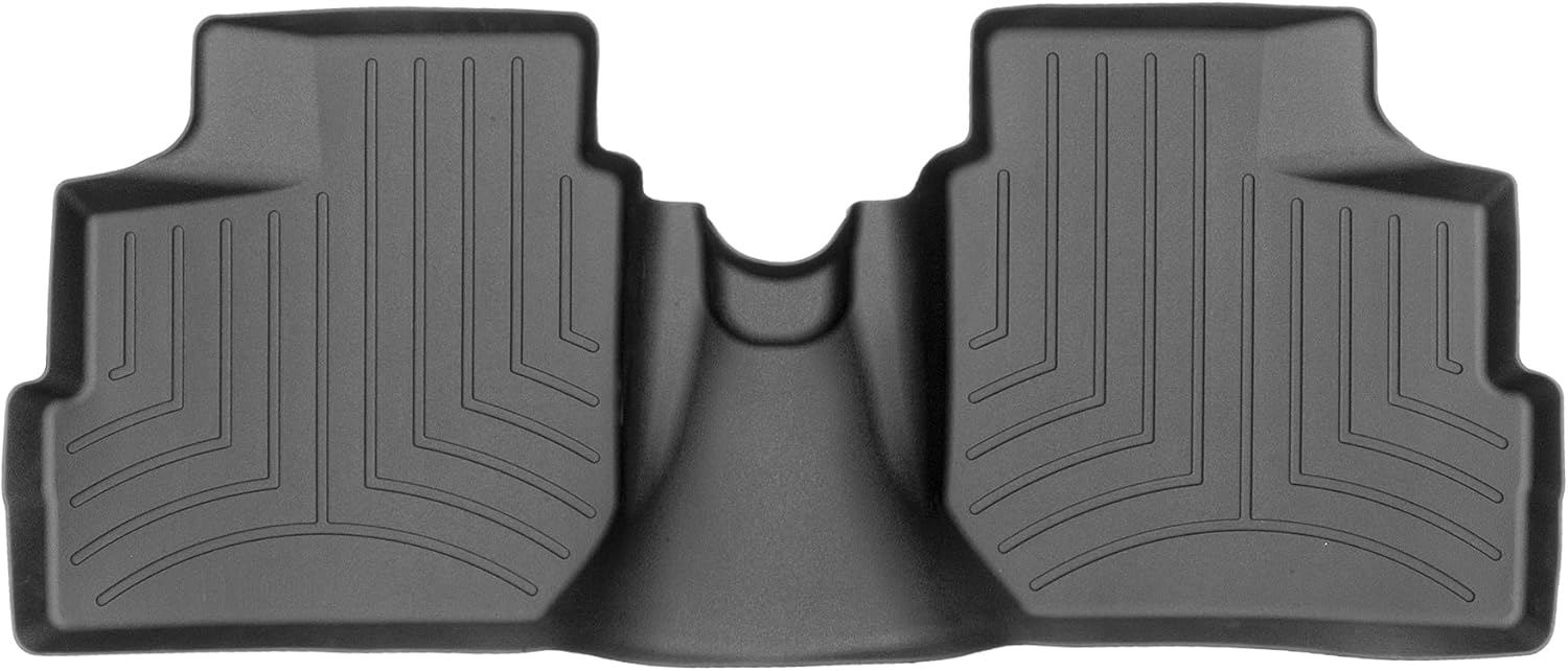 WeatherTech Custom Fit FloorLiners for Mitsubishi Mirage G4-2nd Row (446003), Black