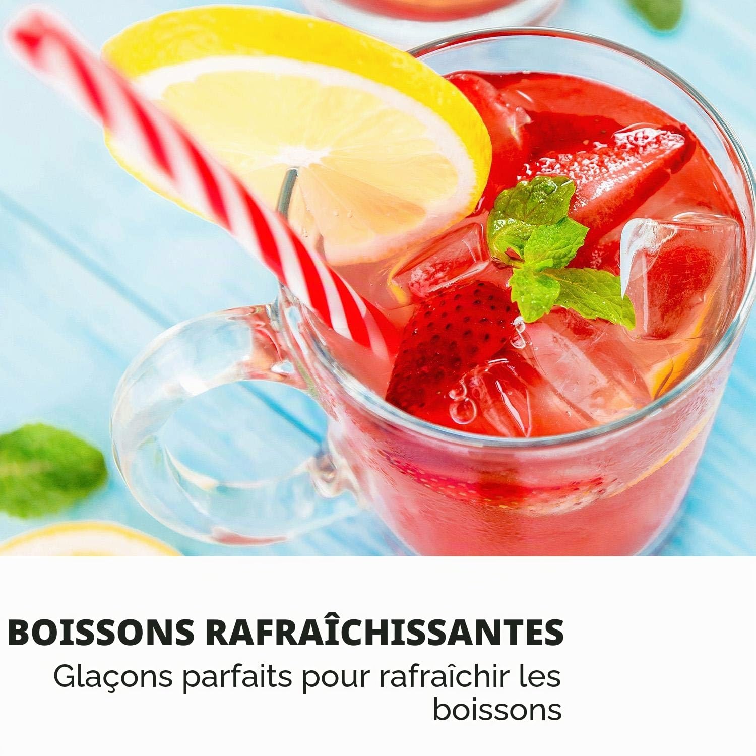 Klarstein Machine a Glacons pour la Maison, Capacité de 2.5L, Fabrique Rapidement Jusqu'à 13kg de Glacons, Machine à Glaçons de Taille Moyenne, Ice Maker avec Alarmes de Sécurité, Facile à Nettoyer