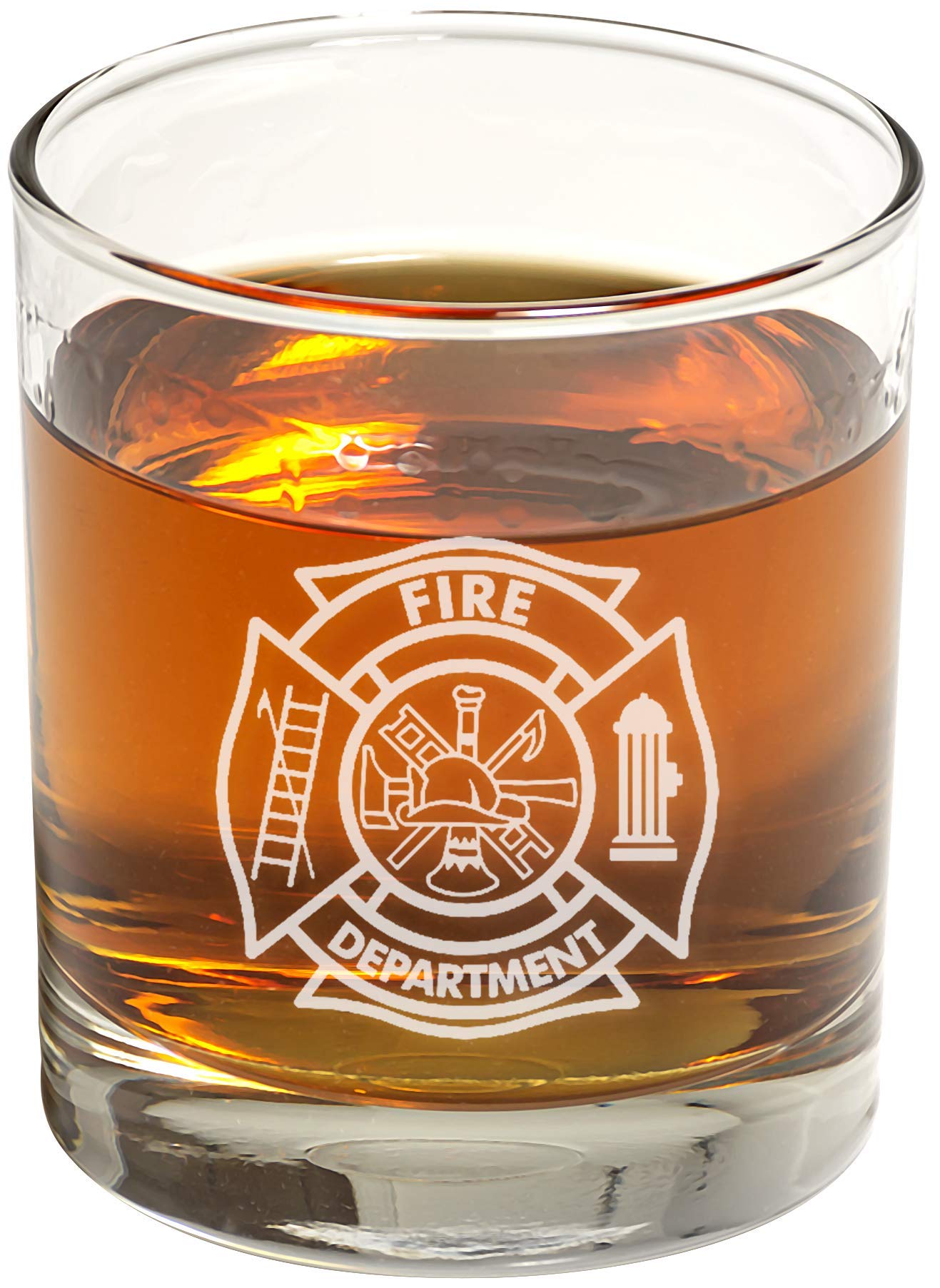 Whiskeyglas Für Feuerwehrleute Mit Spruch - Geschenk Zum Ruhestand, Geburtstag Oder Vatertag