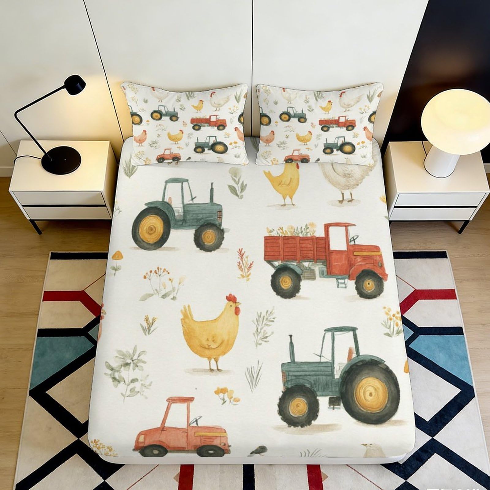 3D Printed Elephant Microfiber Fitted Sheet Deep Pocket Non-Slip Bedding Elephant Mattress Fitted Cover Adult 90x200x25cm