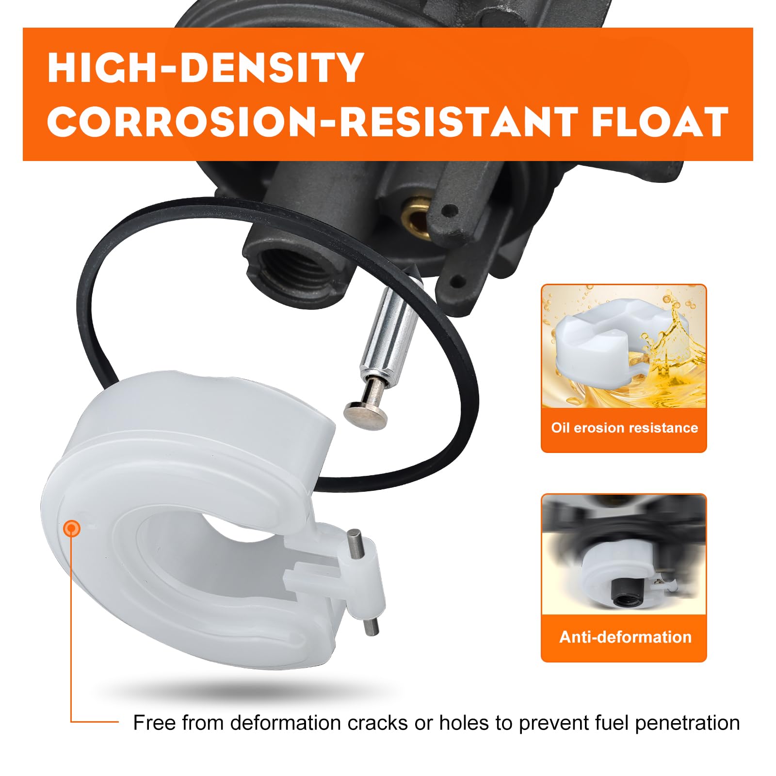 Hipa Carburetor For Honda GX240 & GX270 Engines - Replacement Carb With Air Filter, Spark Plug & Gaskets