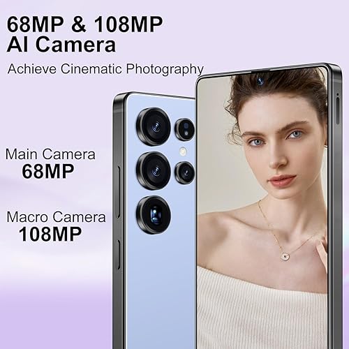 Miniatura 4 de I25 Ultra 5G teléfonos desbloqueados, bolígrafo integrado, batería de larga duración de 7000 mAh, teléfono celular desbloqueado con pantalla HD de