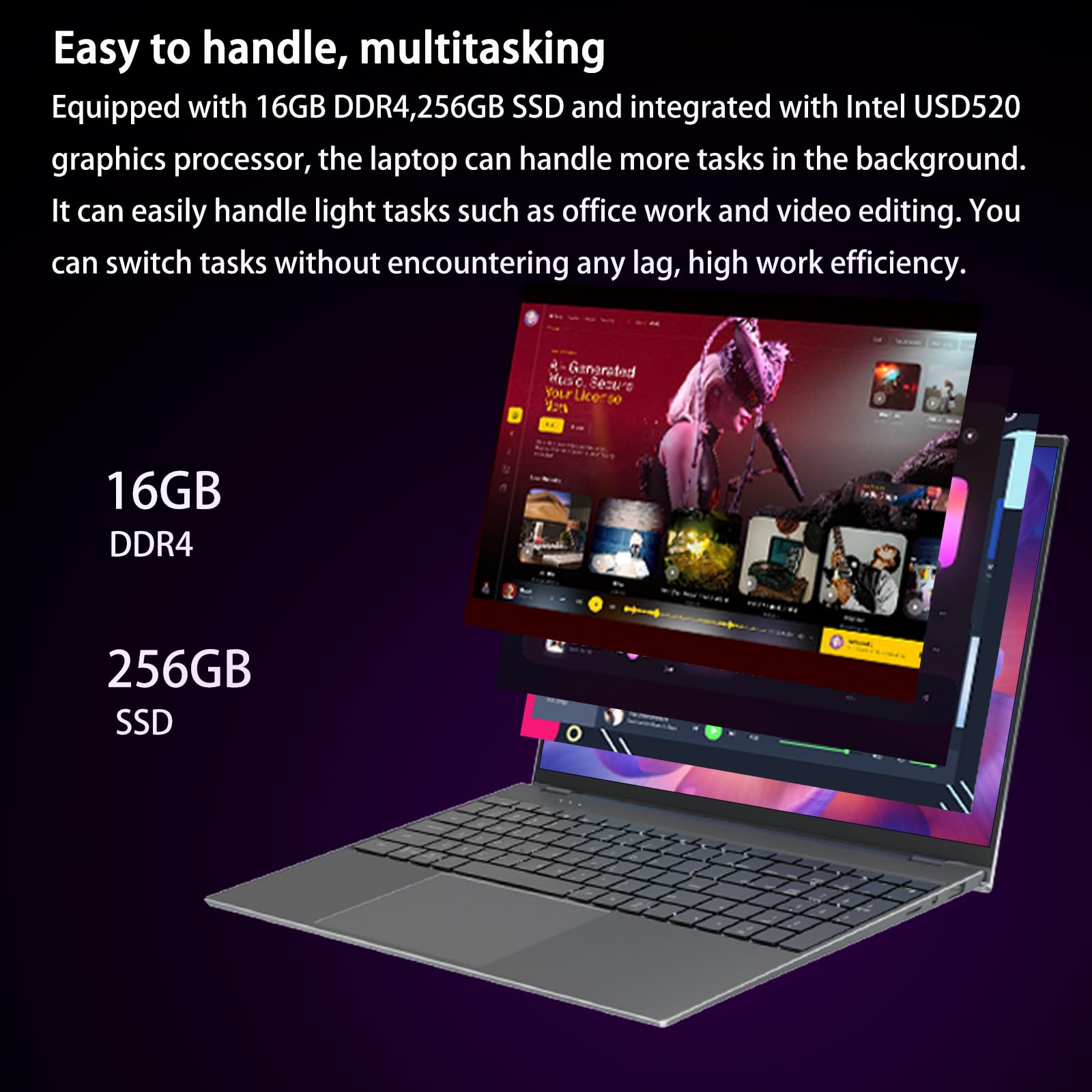Amazon.com: Exilapsire Win11 Laptop Computer, 15.6 Inch N5095 Quad
