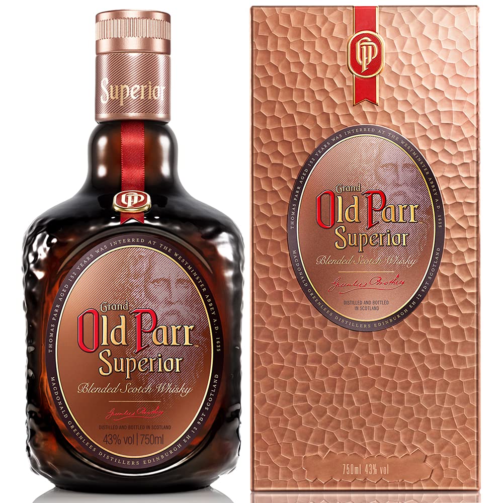 【正規品】Old Parr Superior 750ml 新品未開封　箱付き オールドパー Old Parr Superior 18年 スコッチウイスキー 未開封