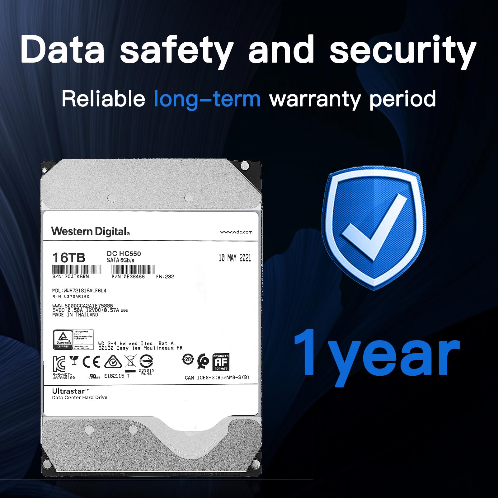 Amazon.com: Western Digital Internal Hard Drives 16Tb DC HC550