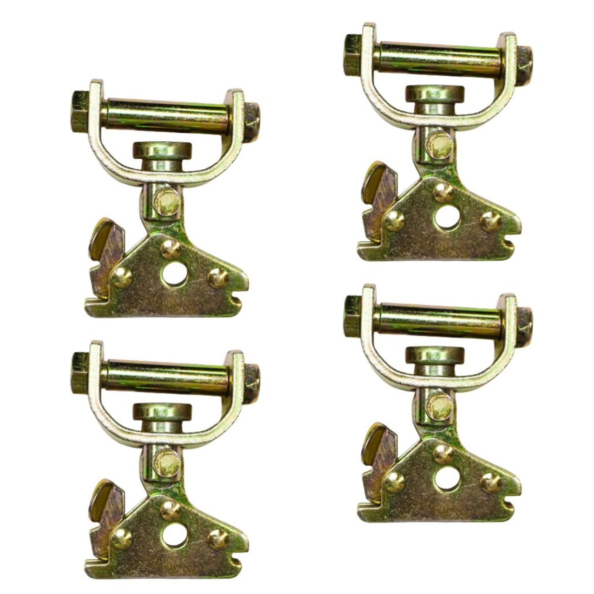 DC Cargo E-Track Roller Idler | Trailer Tie-Down for ATV’s, UTV’s, & Cars (Pack of 4) | 3,300 lb. Weight Capacity