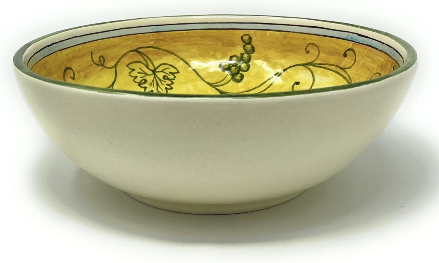 CERAMICHE D'ARTE PARRINI - Italian Ceramic Small Bowl Decorated Rooster Tuscan Landscape Art Pottery Made in ITALY