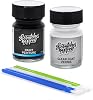 ScratchesHappen Exact-Match Touch Up Paint Kit - Carbonized Gray Metallic M7M7458APN4JA for Ford - Essential Paint Clear Coat