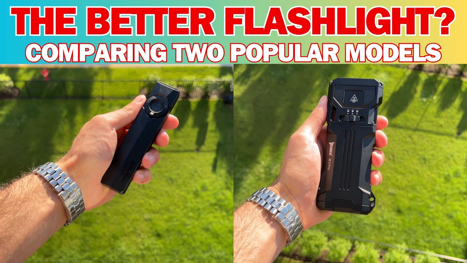 Watch OLIGHT vs WUBEN