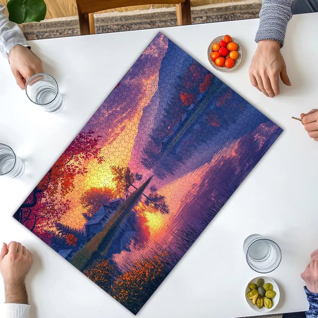 Puzzle 2000 Pezzi, Puzzle Lago, Misura: 100x71cm, Regalo Donna/Uomo -8725