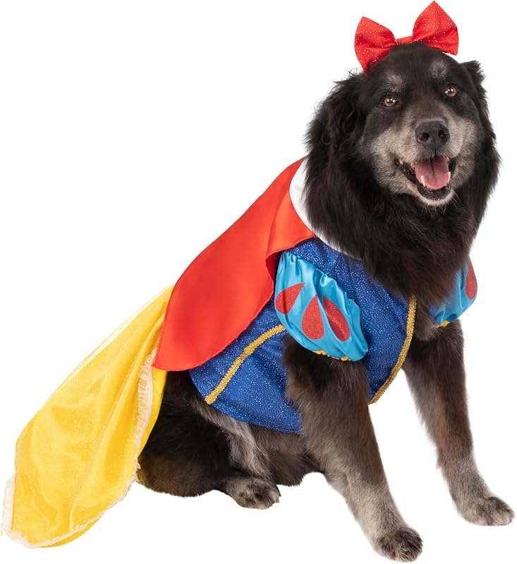 Fantasia Branca de Neve Disney para Cães e Gatos Rubies XXXL