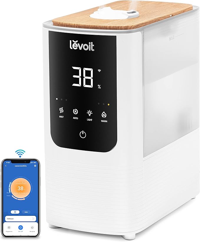 LEVOIT Humidificateur d'Air Intelligent WIFI 4.5L