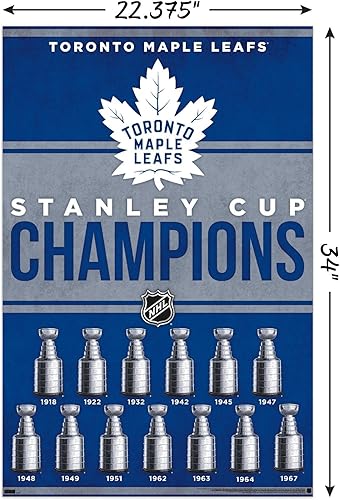 Miniatura 3 de Trends International NHL Toronto Maple Leafs - Champions 23 - Póster de pared