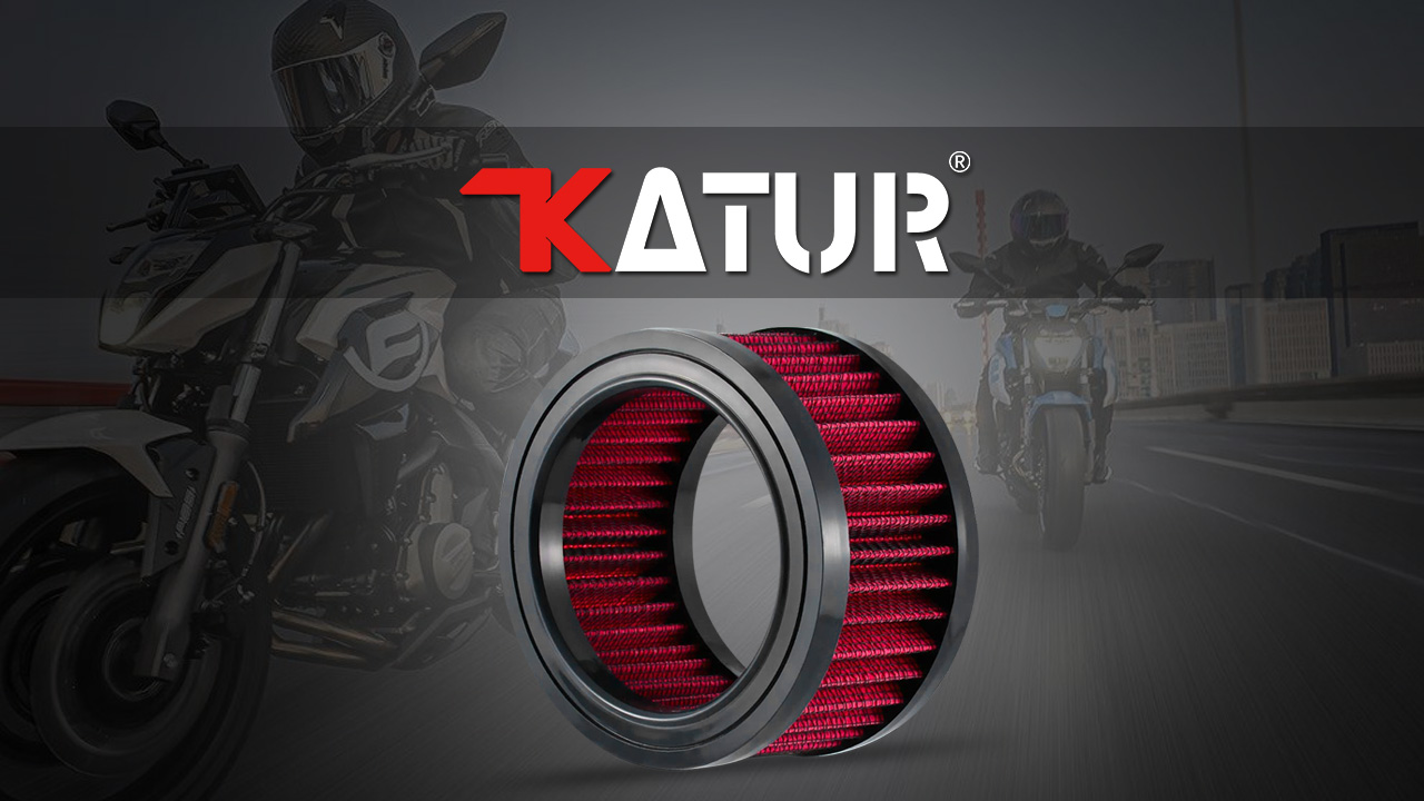 Filtre à Air KATUR Pour Harley Sportster XL883/XL1200 (1988-2015) | Kit Prise D'Air En Aluminium CNC Avec Filtre Réutilisable