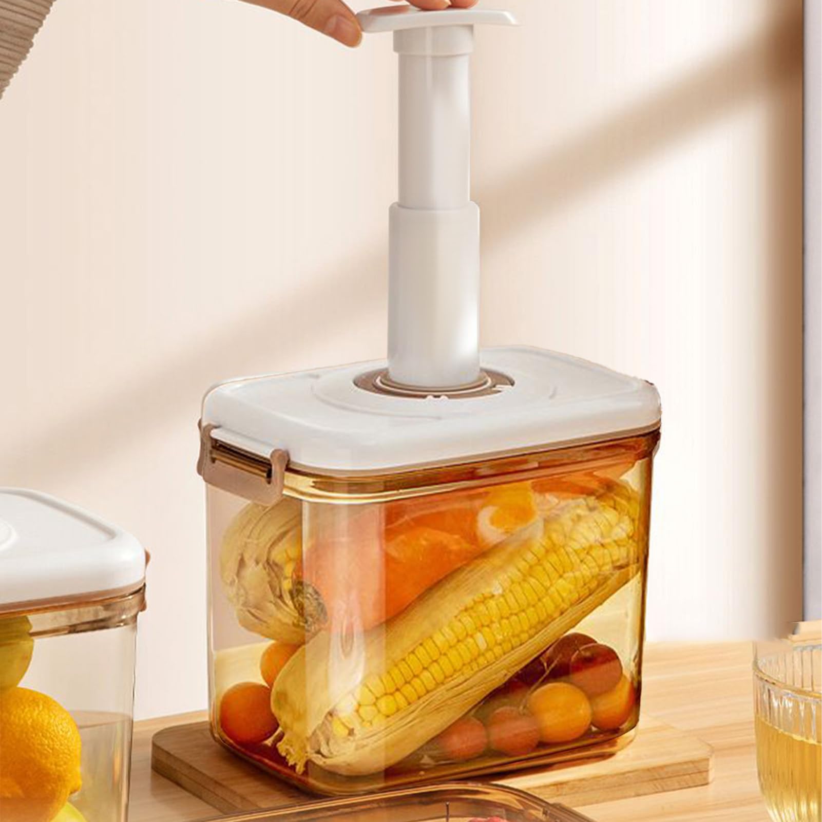 Pojemnik na żywność Szczelne Słoiki I Pudełka Do Mikrofalówki | Próżniowe pojemniki na owoce do szczelnego lunchboxa, lodówki, zamrażarki, kuchni, kempingu, pikniku, pracy, podróży,