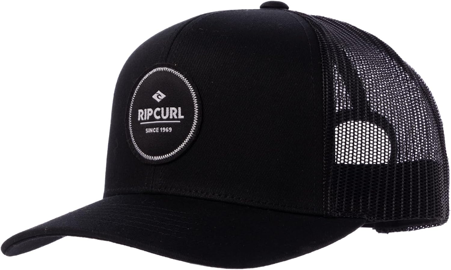 Rip Curl Mens Curve Peak, Structured Trucker Hat, Mesh Snapback Baseball Cap for Men, Adjustable - Image 2