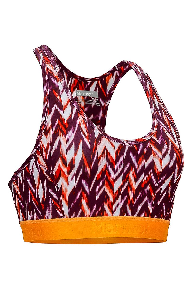 Sujetador deportivo Marmot Wm's Layer Up Deep Plum en talla M para mujer 2
