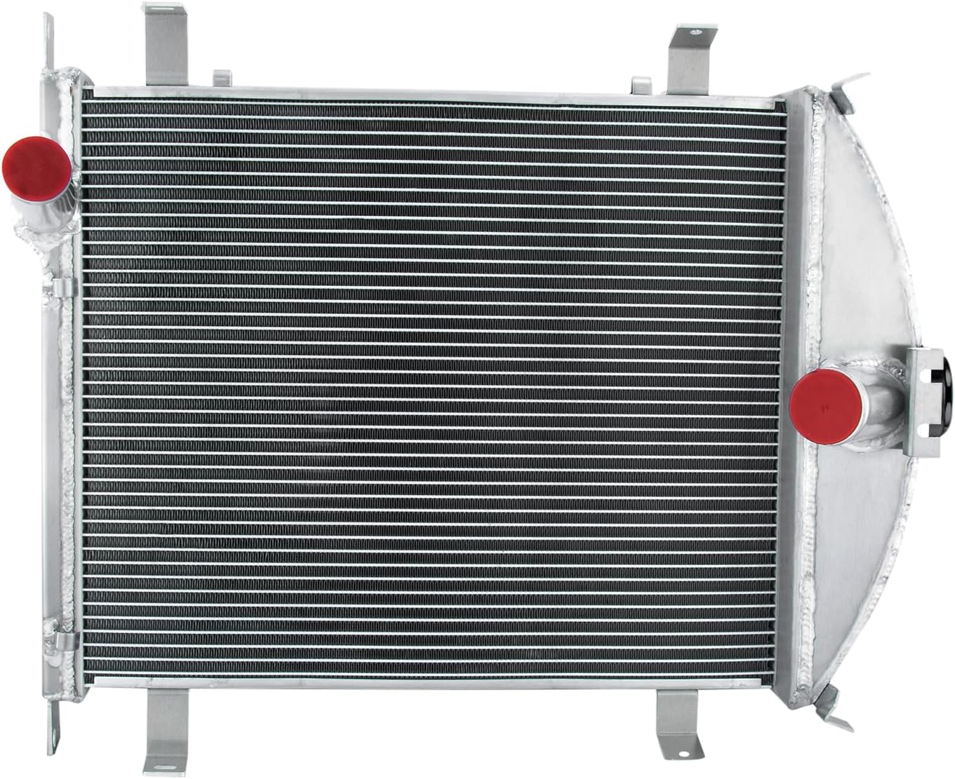 Aluminum Radiator for 1928 1929 28 29 Ford Model A/Model AA/Sedan Delivery Base 3.3L L4 Gas 4 Row Core Downflow Radiators Only Manual Transmission